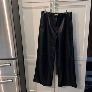 Faux leather Latterlier trousers